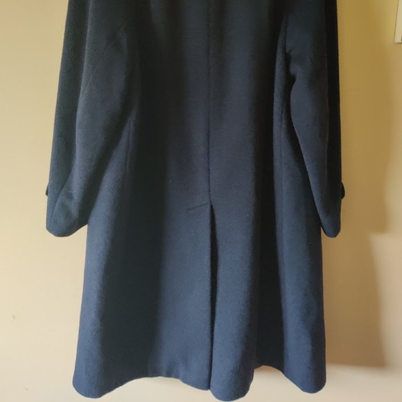 Womens 42 Steinbock Cashmere And Wool Made In Austria Trenchcoat - Picture 4 of 4